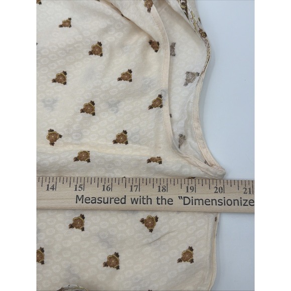 Free People Womens Ivory Combo Silas Printed Cowl Neck Backless Viscose Tank M - Picture 7 of 10